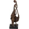 image:imageDeco 79 Polystone Family Decorative Sculpture Home Decor Statue Accent Figurine 13 x 5 x 5 Bronze
