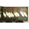 image:imageDeco 79 Metal Bird Home Wall Decor Wall Sculpture Wall Art 43 x 2 x 24 Brown