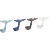 image:imageDeco 79 Metal Whale Single Hanger Wall Hook Set of 4 5W 6H Multi Colored