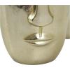 image:imageDeco 79 Aluminum Metal Face Decorative Vase Centerpiece Vases with Abstract Details Set of 2 Flower Vases for Home Decoration 13 10 H GoldGold