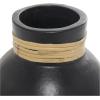 image:imageDeco 79 Ceramic Decorative Vase Centerpiece Vase with Wrapped Rattan Detailing Flower Vase for Home Decoration 8 x 8 x 20 WhiteBlack