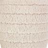 image:imageDeco 79 Ceramic Decorative Vase Textured Centerpiece Vases with Handles and Terracotta Accents Set of 2 Flower Vases for Home Decoration 11 9H Cream