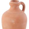image:imageDeco 79 Ceramic Terracotta Jug Vase with Handle 9 x 9 x 15 PinkPink