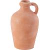 image:imageDeco 79 Ceramic Terracotta Jug Vase with Handle 9 x 9 x 15 PinkPink