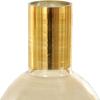 image:imageDeco 79 Glass Geometric Tinted Vase with Gold Rim and Varying Shapes Set of 3 898 H BlueGold