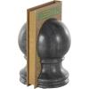 image:imageDeco 79 Marble Globe Decorative Bookends Sleek Orb Non Skid Bookends Set of 2 Office Bookends2 W 7 H WhiteBlack