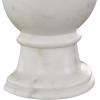 image:imageDeco 79 Marble Globe Decorative Bookends Sleek Orb Non Skid Bookends Set of 2 Office Bookends2 W 7 H WhiteWhite