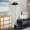 image:imageDeco 79 Metal Room Floor Lamp Umbrella Style Standing Tall Lamp Tall Lamp 14 x 14 x 62 BlackBlack