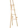 image:imageDeco 79 Wood Display Easel Tall Adjustable 3 Tier Floor Standing Easel with Chain Support Display Stand 14 x 22 x 58 Light Brown14 x 22 x 58