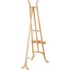image:imageDeco 79 Wood Display Easel Tall Adjustable 3 Tier Floor Standing Easel with Chain Support Display Stand 14 x 22 x 58 Light Brown18 x 29 x 67