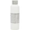 image:imageCosmoLiving by Cosmopolitan Ceramic Vase with Grey Striped Accents 6 x 6 x 18 WhiteWhite