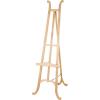 image:imageDeco 79 Wood Display Easel Tall Adjustable 3 Tier Floor Standing Easel with Chain Support Display Stand 14 x 22 x 58 Light Brown18 x 29 x 67