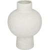 image:imageCosmoLiving by Cosmopolitan Ceramic Vase 8 x 8 x 11 WhiteWhite