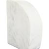 image:imageCosmoLiving by Cosmopolitan Marble Geometric Bookends with Gold Inlay Set of 2 4W 6H WhiteWhite