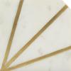image:imageCosmoLiving by Cosmopolitan Marble Geometric Bookends with Gold Inlay Set of 2 4W 6H WhiteWhiteGold