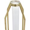image:imageCosmoLiving by Cosmopolitan Stainless Steel Metal Decorative Vase Test Tube Centerpiece Vases Set of 3 Flower Vases for Home Decoration 13 12 9H Gold