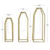 image:imageCosmoLiving by Cosmopolitan Stainless Steel Metal Decorative Vase Test Tube Centerpiece Vases Set of 3 Flower Vases for Home Decoration 13 12 9H Gold
