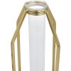image:imageCosmoLiving by Cosmopolitan Stainless Steel Metal Decorative Vase Test Tube Centerpiece Vases Set of 3 Flower Vases for Home Decoration 13 12 9H Gold