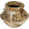 image:imageDeco 79 Ceramic Antique Style Distressed Vase 10 x 10 x 22 BrownBeige