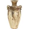 image:imageDeco 79 Ceramic Antique Style Distressed Vase 10 x 10 x 22 BrownBeige