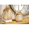 image:imageDeco 79 Ceramic Antique Style Distressed Vase 10 x 10 x 22 BrownBeige