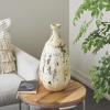 image:imageDeco 79 Ceramic Antique Style Distressed Vase 10 x 10 x 22 BrownBrown
