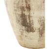 image:imageDeco 79 Ceramic Antique Style Distressed Vase 10 x 10 x 22 BrownBrown