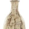 image:imageDeco 79 Ceramic Antique Style Distressed Vase 10 x 10 x 22 BrownBrown