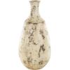image:imageDeco 79 Ceramic Antique Style Distressed Vase 10 x 10 x 22 BrownBrown