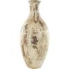 image:imageDeco 79 Ceramic Antique Style Distressed Vase 10 x 10 x 22 BrownBrown