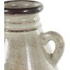 image:imageDeco 79 Ceramic Decorative Vase Antique Amphora Centerpiece Vase with Speckled Texturing and Yellow and Brown Accents Flower Vase for Home Decoration 10 x 8 x 14 Cream