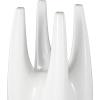 image:imageDeco 79 Ceramic Decorative Vase Centerpiece Vase with Multiple Openings Flower Vase for Home Decoration 7 x 8 x 22 WhiteLARGE SIZE FLOWER VASE CENTERPIECE