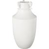 image:imageDeco 79 Ceramic Decorative Vase Sleek Amphora Centerpiece Vases with Scroll Handles Flower Vases for Home Decoration 9 x 9 x 18 White9 x 9 x 18