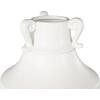 image:imageDeco 79 Ceramic Decorative Vase Sleek Amphora Centerpiece Vases with Scroll Handles Flower Vases for Home Decoration 9 x 9 x 18 White9 x 9 x 18