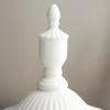 image:imageDeco 79 Ceramic Living Room Decorative Jars Tall Fluted Urn Decorative Container with Lid Jar with Lid 10 x 10 x 26 WhiteWhite