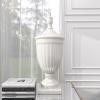 image:imageDeco 79 Ceramic Living Room Decorative Jars Tall Fluted Urn Decorative Container with Lid Jar with Lid 10 x 10 x 26 WhiteWhite