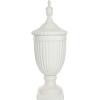 image:imageDeco 79 Ceramic Living Room Decorative Jars Tall Fluted Urn Decorative Container with Lid Jar with Lid 10 x 10 x 26 WhiteWhite