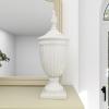 image:imageDeco 79 Ceramic Living Room Decorative Jars Tall Fluted Urn Decorative Container with Lid Jar with Lid 10 x 10 x 26 WhiteWhite