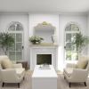 image:imageDeco 79 Ceramic Living Room Decorative Jars Tall Fluted Urn Decorative Container with Lid Jar with Lid 10 x 10 x 26 WhiteWhite