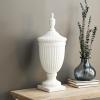 image:imageDeco 79 Ceramic Living Room Decorative Jars Tall Fluted Urn Decorative Container with Lid Jar with Lid 10 x 10 x 26 WhiteWhite