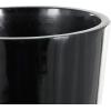 image:imageDeco 79 Fiberglass Decorative Vase Mosaic Floor Centerpiece Vase with Blue Interior Flower Vase for Home Decoration 16 x 16 x 30 SilverBlack