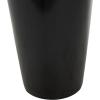 image:imageDeco 79 Fiberglass Decorative Vase Mosaic Floor Centerpiece Vase with Blue Interior Flower Vase for Home Decoration 16 x 16 x 30 SilverBlack