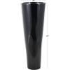 image:imageDeco 79 Fiberglass Decorative Vase Mosaic Floor Centerpiece Vase with Blue Interior Flower Vase for Home Decoration 16 x 16 x 30 SilverBlack