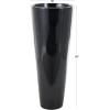 image:imageDeco 79 Fiberglass Decorative Vase Mosaic Floor Centerpiece Vase with Blue Interior Flower Vase for Home Decoration 16 x 16 x 30 SilverBlack