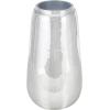 image:imageDeco 79 Fiberglass Decorative Vase Mosaic Floor Centerpiece Vase with Blue Interior Flower Vase for Home Decoration 16 x 16 x 30 SilverSilver