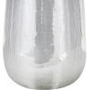 image:imageDeco 79 Fiberglass Decorative Vase Mosaic Floor Centerpiece Vase with Blue Interior Flower Vase for Home Decoration 16 x 16 x 30 SilverSilver