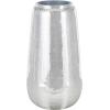 image:imageDeco 79 Fiberglass Decorative Vase Mosaic Floor Centerpiece Vase with Blue Interior Flower Vase for Home Decoration 16 x 16 x 30 SilverSilver
