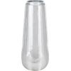 image:imageDeco 79 Fiberglass Decorative Vase Mosaic Floor Centerpiece Vase with Blue Interior Flower Vase for Home Decoration 16 x 16 x 30 SilverSilver
