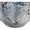 image:imageDeco 79 Glass Handmade Decorative Vase Blown Centerpiece Vases Set of 2 Flower Vases for Home Decoration 12 11H Blue