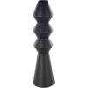 image:imageDeco 79 Metal Art Deco Fluted Vase 6 x 6 x 24 BlackBlack